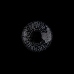 a close up of a doughnut on a black background