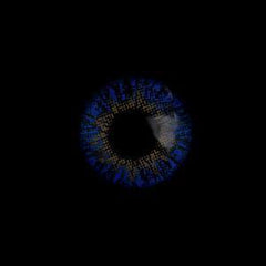 a close up of a doughnut on a black background