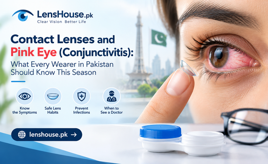 Contact Lenses and Pink Eye (Conjunctivitis): What Every Wearer in Pakistan Should Know This Season