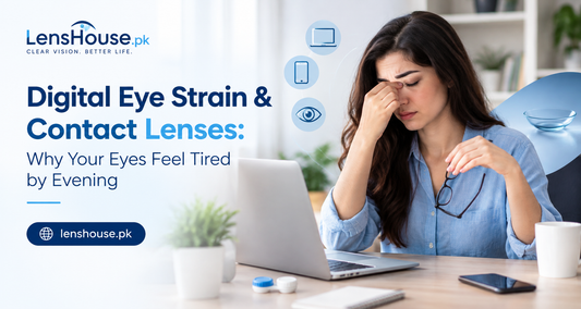 Digital Eye Strain & Contact Lenses: Why Your Eyes Feel Tired by Evening