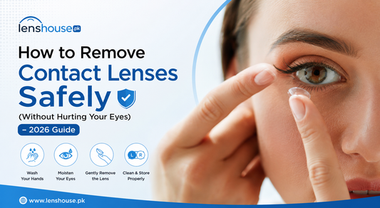 How to Remove Contact Lenses Safely (Without Hurting Your Eyes) – 2026 Guide