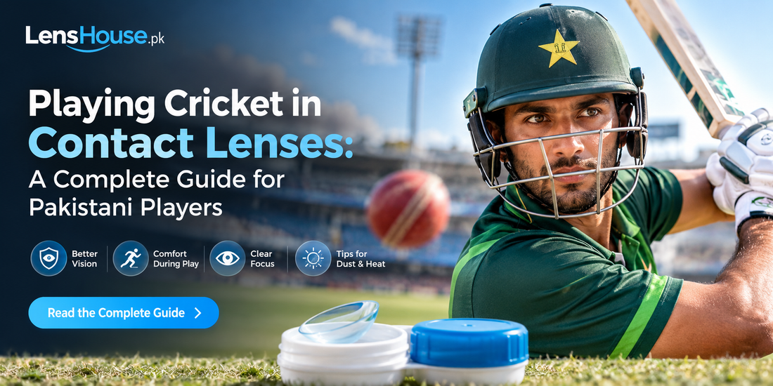 Playing Cricket in Contact Lenses: A Complete Guide for Pakistani Players
